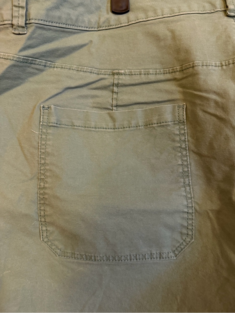 Casual Olive Wide Leg Capri - Picture 5 of 6
